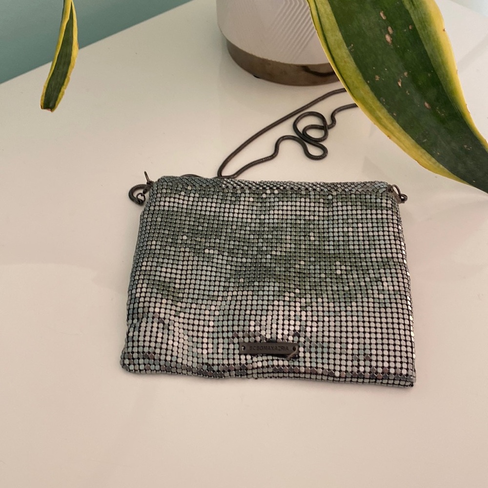 BCBGMAXAZRIA silver bag
